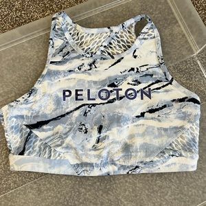 Peloton WITH marble white bra size M